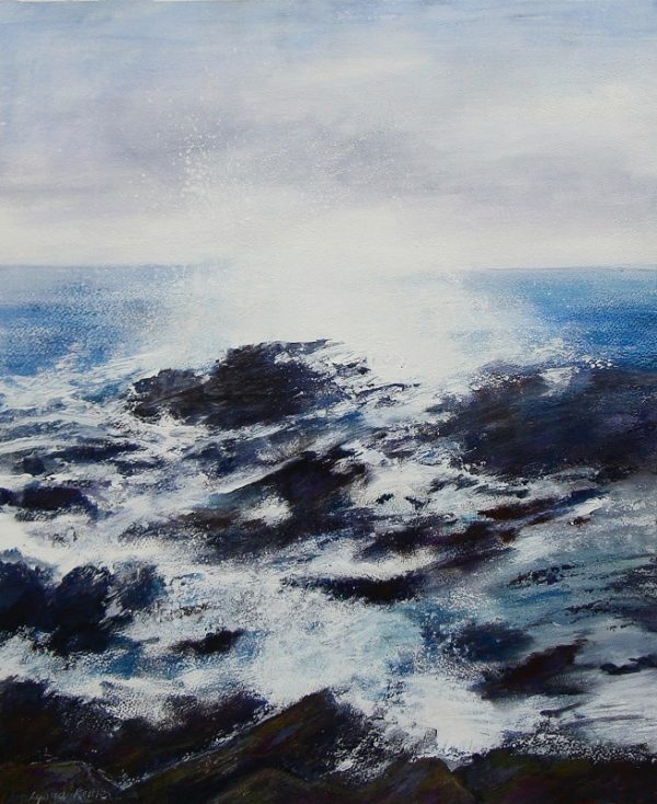 Wave Surge – SOLD for £420 – Giclee print available £98