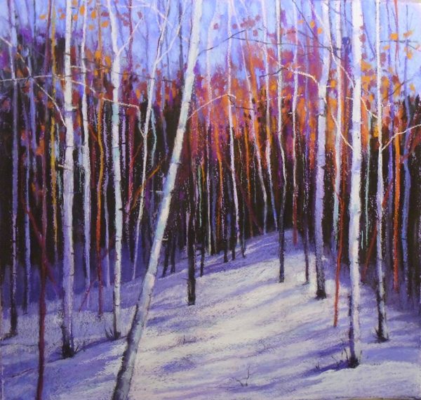 Winter Birches SOLD – Giclee print available £98